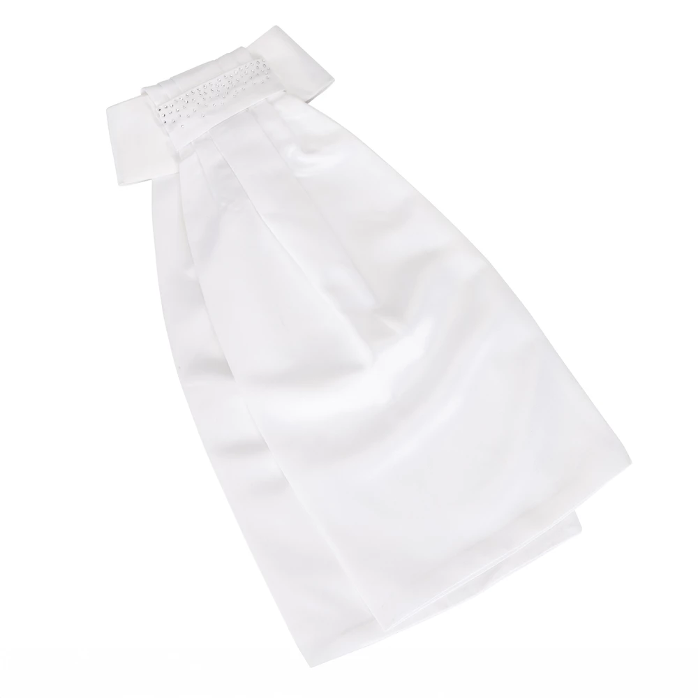Aubrion Berrington Ready Tied Stock - White in White