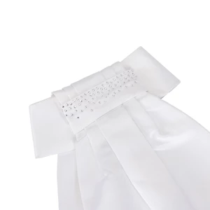 Aubrion Berrington Ready Tied Stock - White in White
