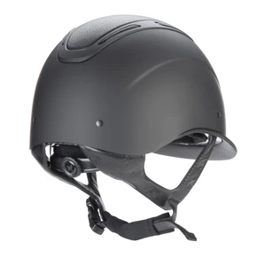 Karben Amity LTHR Riding Hat - Black in Black