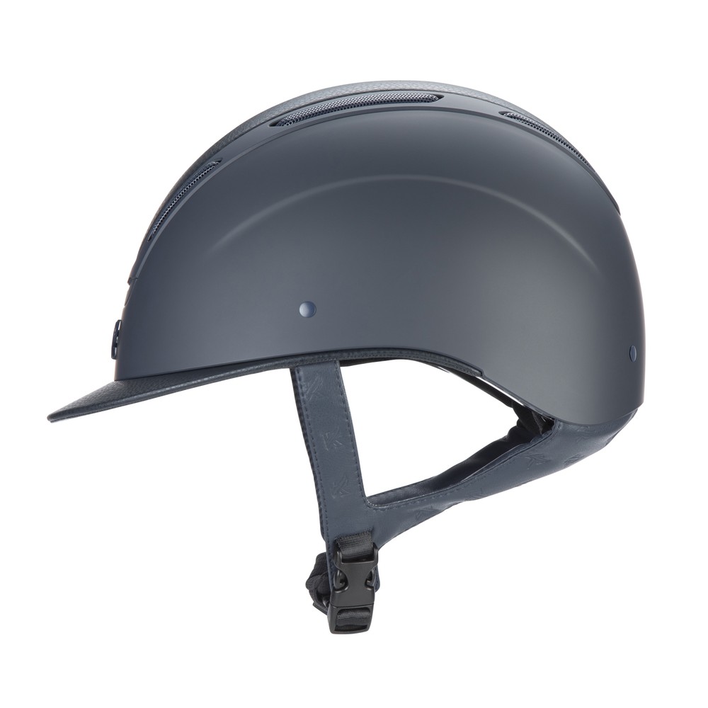 Karben Amity LTHR Riding Hat - Navy 