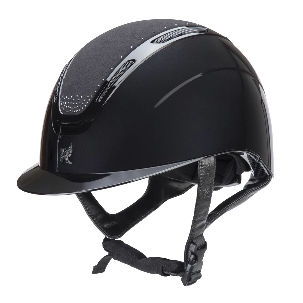 Karben Amity SPKL Riding Hat - Black in Black