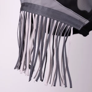 Flyguard FlyGuard Pro Fine Mesh Fly Mask with Ear Holes & Nose Fringe  - Jet 