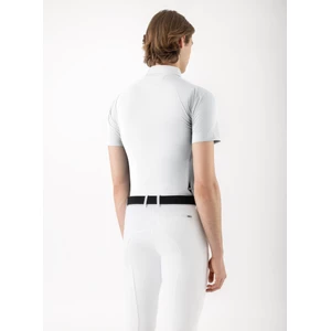 Equiline Men's Competition Polo Shirt Cooling Fabric - White 