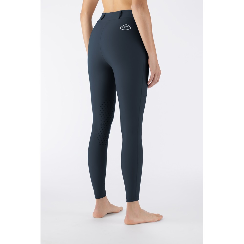 Equiline Women's Knee Grip Leggings - Blue 