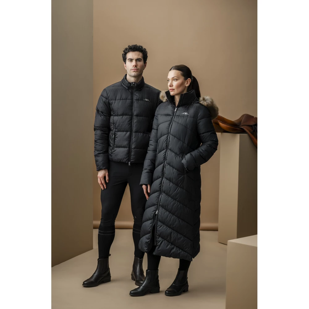 Alessandro Albanese Aa Nivia Ripstop Long Puffer Coat - Core Black in Core Black