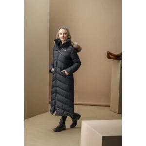 Alessandro Albanese Aa Nivia Ripstop Long Puffer Coat - Core Black 