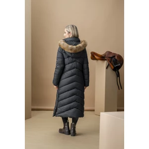 Alessandro Albanese Aa Nivia Ripstop Long Puffer Coat - Core Black in Core Black