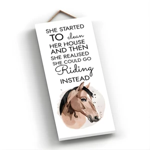 Jenkinson Elico Wooden Plaque: Clean House in Unknown