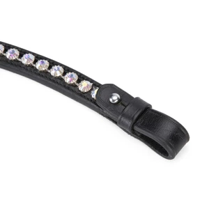 Velociti GARA Iridescent Diamante Browband - Black in Black