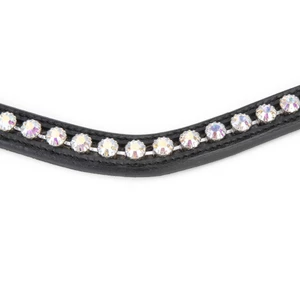 Velociti GARA Iridescent Diamante Browband - Black in Black