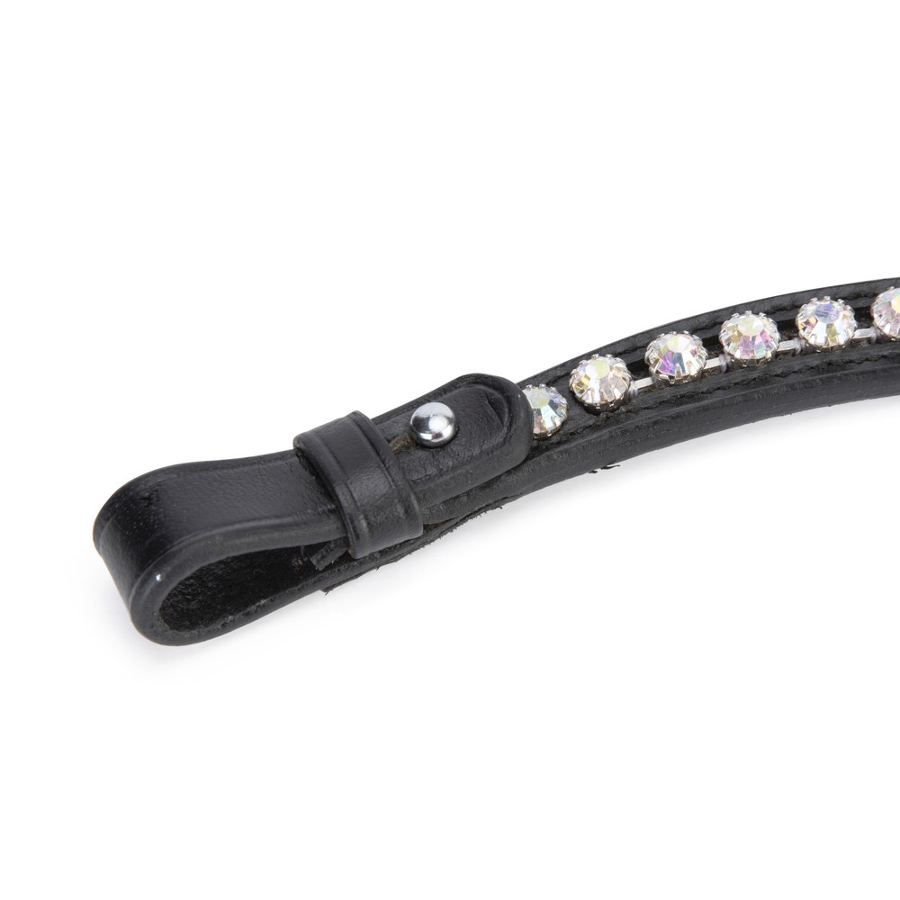 Velociti GARA Iridescent Diamante Browband - Black 