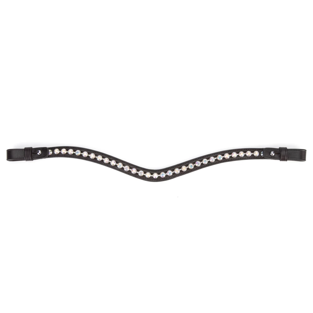 Velociti GARA Iridescent Diamante Browband - Havana in Havana