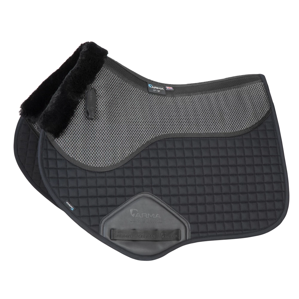 Arma ARMA Soft Grip Jump Saddlecloth - Black in Black
