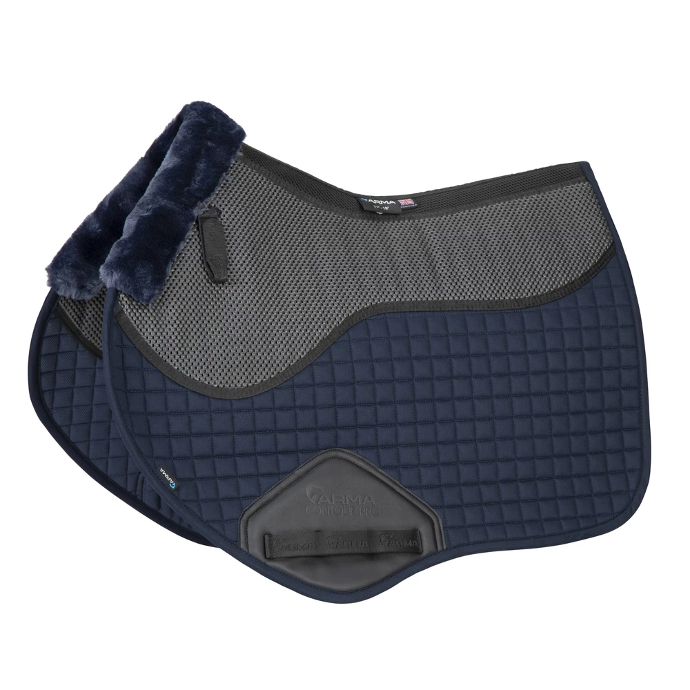 Arma ARMA Soft Grip Jump Saddlecloth  - Navy in Navy