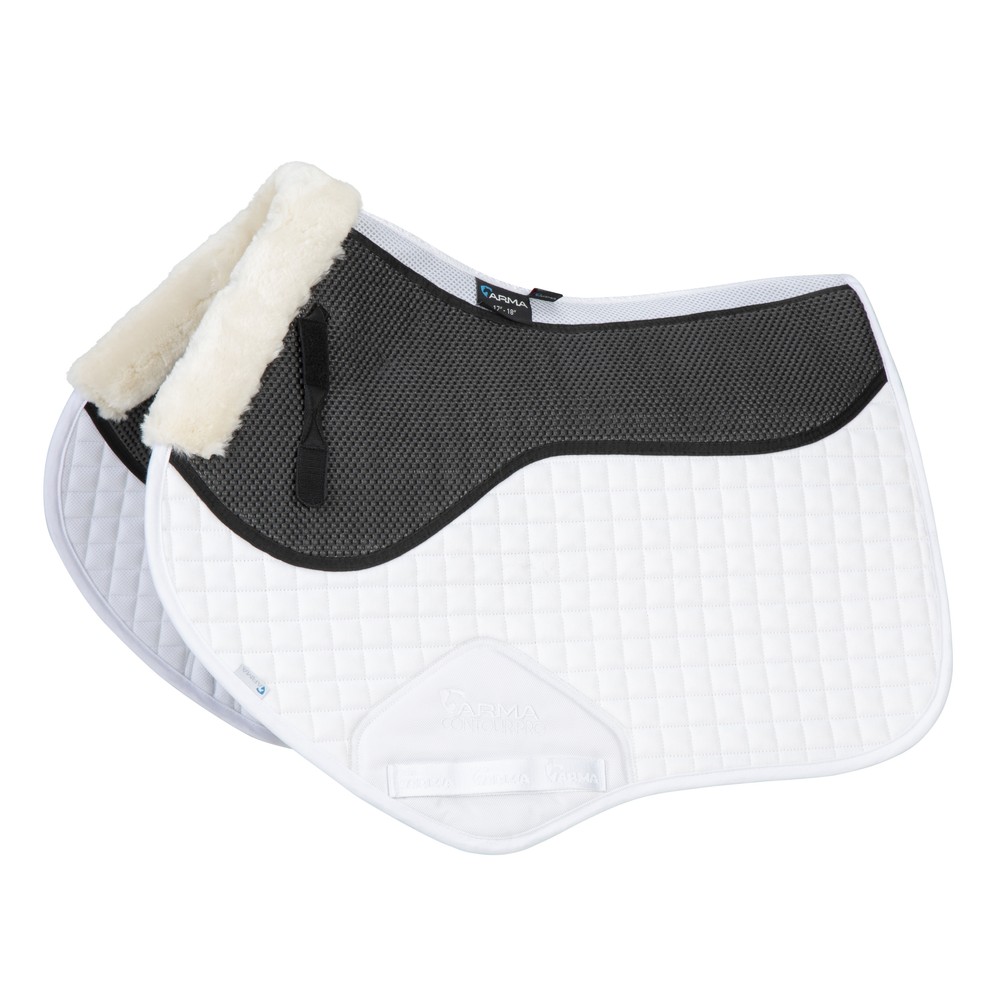 Arma ARMA Soft Grip Jump Saddlecloth  - White 