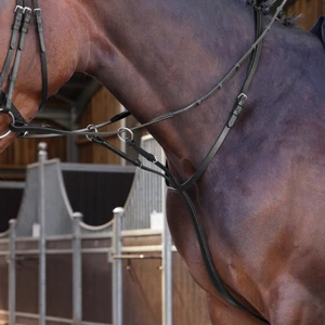Velociti LUSSO Elite Running Martingale - Black in Black