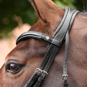 Velociti LUSSO Opus 180M Grackle Bridle - Black in Black