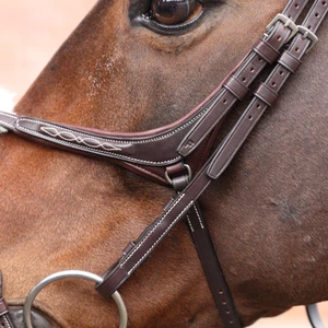Velociti LUSSO Opus 180M Grackle Bridle - Havana in Havana