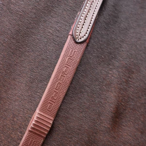 Velociti LUSSO Opus Pro SureGrip Reins - Havana in Havana