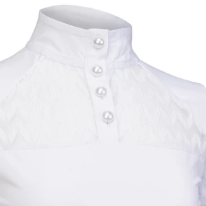 Aubrion Optima VX Show Shirt - Young Rider - White in White