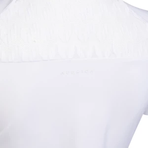 Aubrion Optima VX Show Shirt - Young Rider - White in White