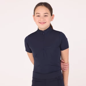 Aubrion Optima GX Show Shirt - Young Rider  - Navy in Navy