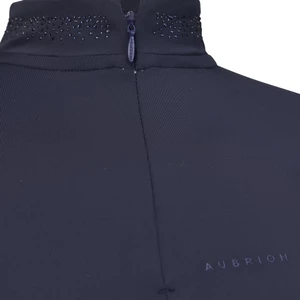 Aubrion Optima GX Show Shirt - Young Rider  - Navy in Navy
