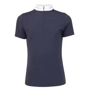 Aubrion Optima LX Show Shirt - Young Rider - Navy in Navy