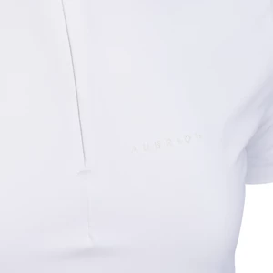 Aubrion Optima LX Show Shirt - Young Rider - White in White