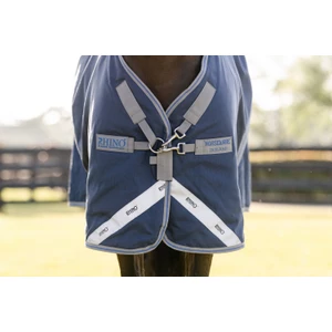 Horseware Rhino Rhino Turnout 0g - Navy/Titanium Grey & Classic Blue in Navy/Titanium Grey & Classic Blue