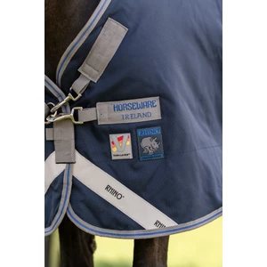 Horseware Rhino Rhino Turnout 0g - Navy/Titanium Grey & Classic Blue in Navy/Titanium Grey & Classic Blue