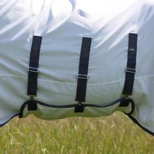 Shires Highlander Plus Sweet-itch Combo Rug - White/Airforce in White/Airforce