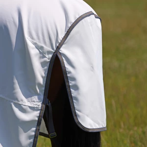 Shires Highlander Plus Sweet-itch Combo Rug - White/Airforce in White/Airforce