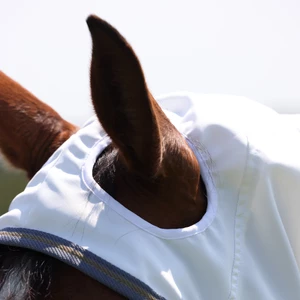Shires Highlander Plus Sweet-itch Combo Rug - White/Airforce in White/Airforce