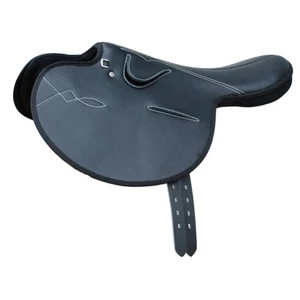 Old Mill Synthetic Leather Race Exercise Saddle - Black 