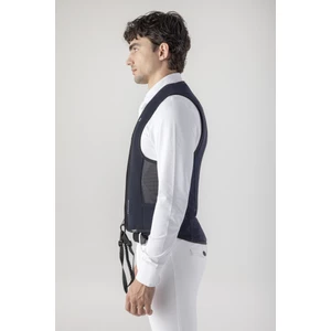 Equiline BELAIR  blue unisex airbag vest with back protector in Blue