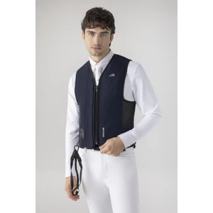 Equiline BELAIR  blue unisex airbag vest with back protector in Blue
