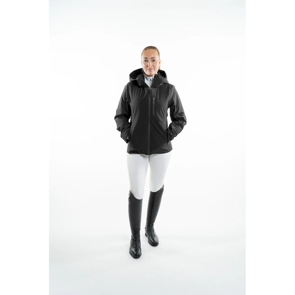 EQUIDRY Iris Warm Waterproof Riding Jacket | Women's | Black in Black