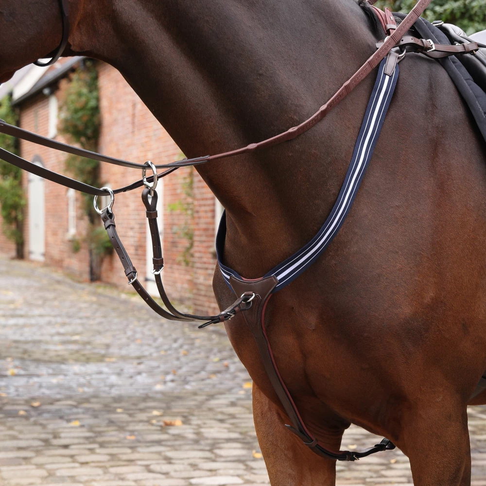Velociti LUSSO Opus Elastic Breastplate - Havana in Havana