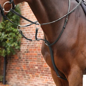 Velociti LUSSO Opus Running Martingale - Black in Black