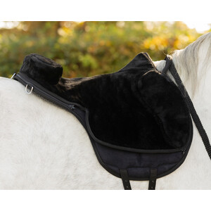 QHP Bareback pad super soft - Black/Black in Black