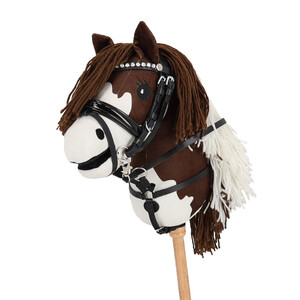 QHP Martingale Hobby horse - Black in Black