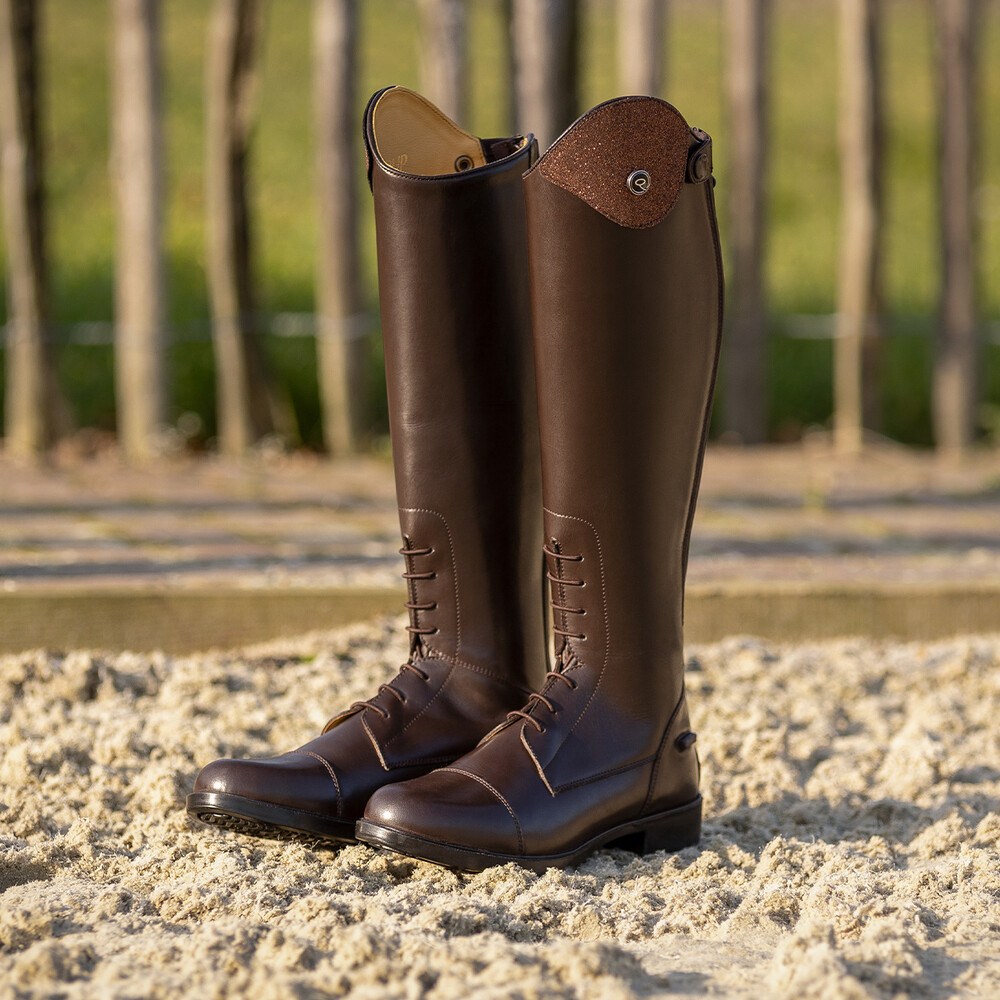 QHP Exchangeable top Romy Glitter - Brown 