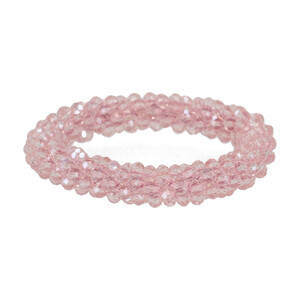 QHP Hair scrunchie Shine - Pink in Pink