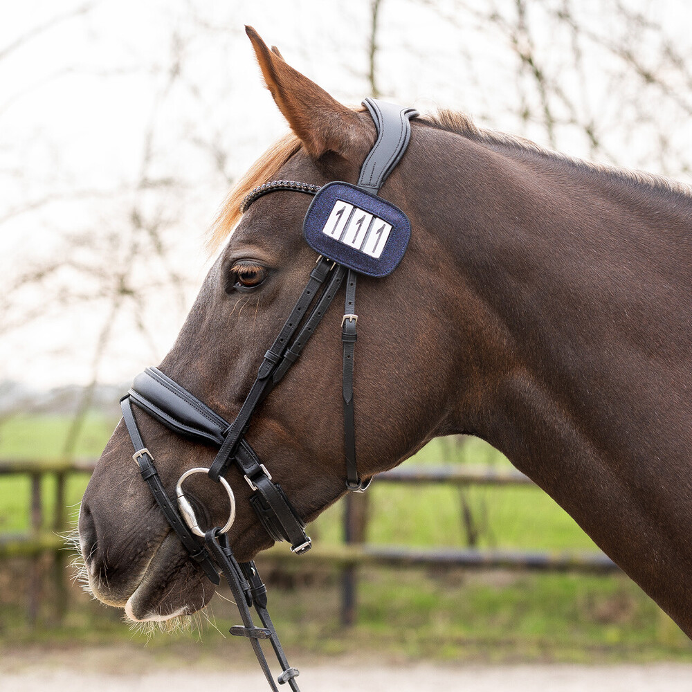 QHP Number holder Shine - Navy 
