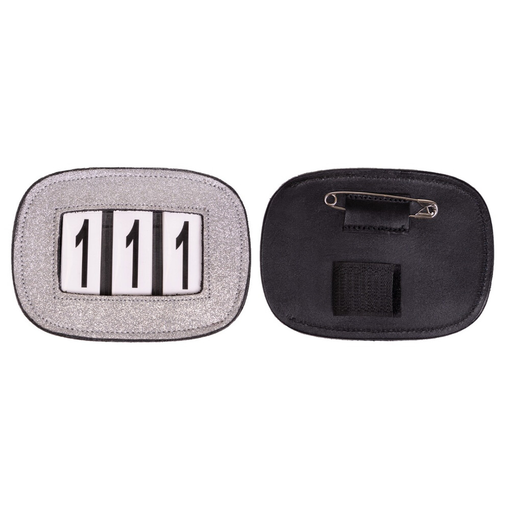 QHP Number holder Shine - Silver in Silver