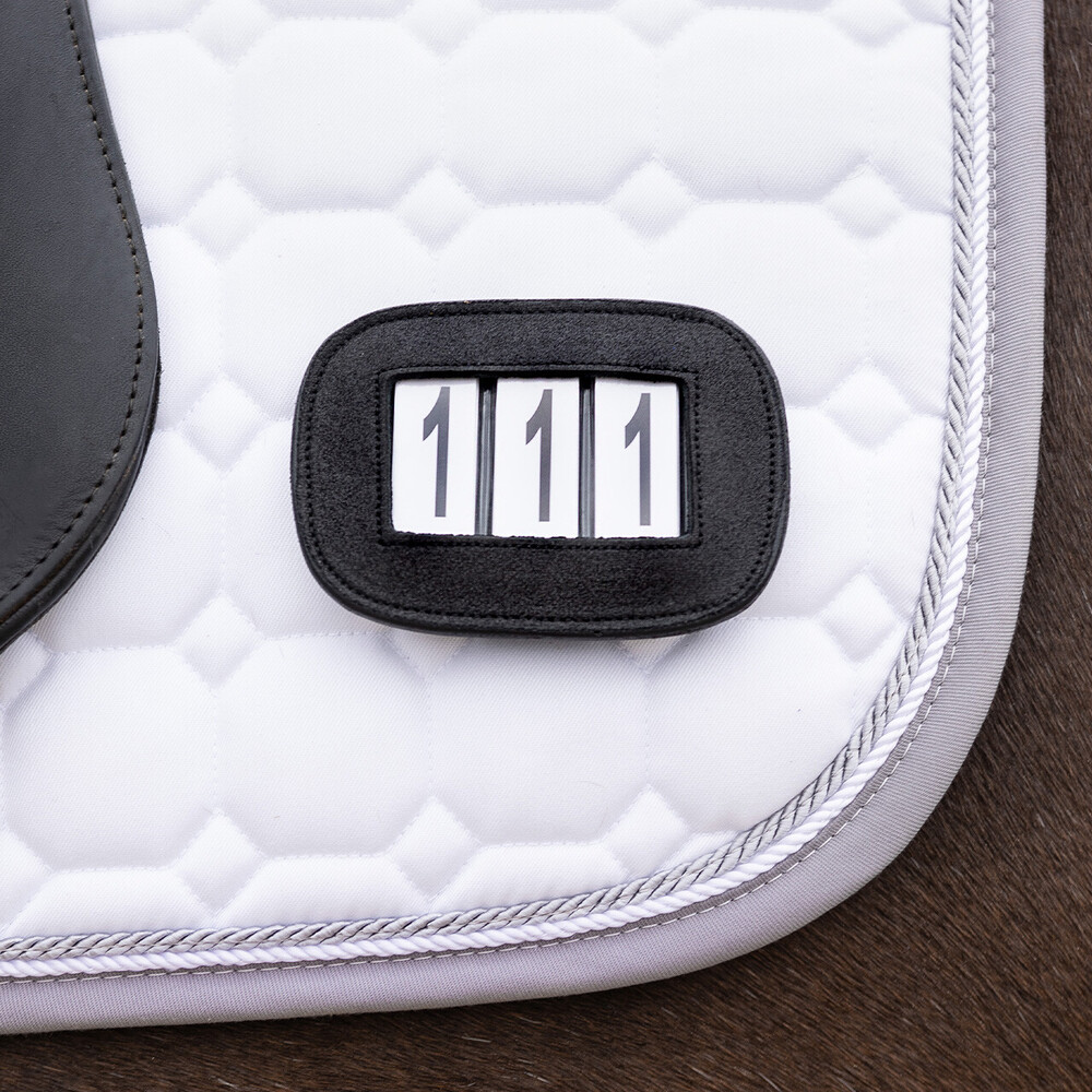QHP Number holder Shine - Black
