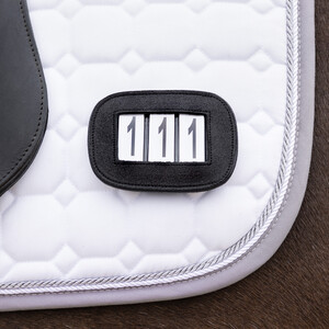 QHP Number holder Shine - Black 