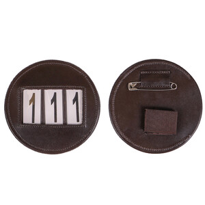 QHP Number holder Modeste round - Brown in Brown