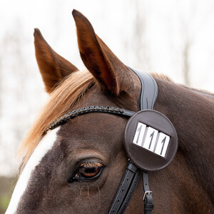QHP Number holder Modeste round - Brown 